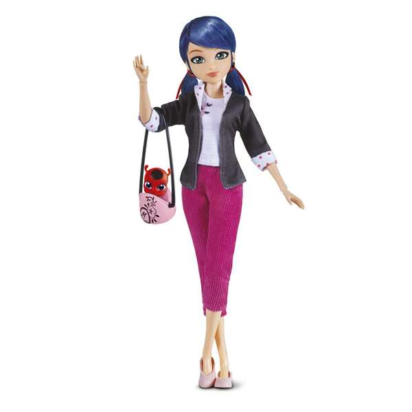 Toy Partner Muñeca de Moda Miraculous Ladybug y Cat Noir 26 cm