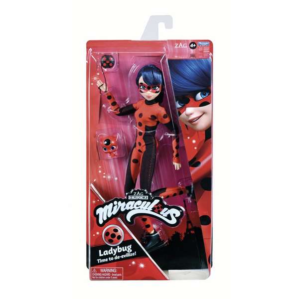Toy Partner Muñeca de Moda Miraculous Ladybug y Cat Noir 26 cm