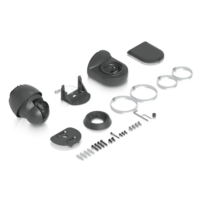 Ubiquiti UVC-AI-PTZ-B Cámara de Seguridad PTZ IP con IA, Negro