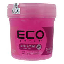 Eco Styler Gel Curl & Wave para Cabello Rizado y Ondulado, Fijación Media-Alta, 473 ml