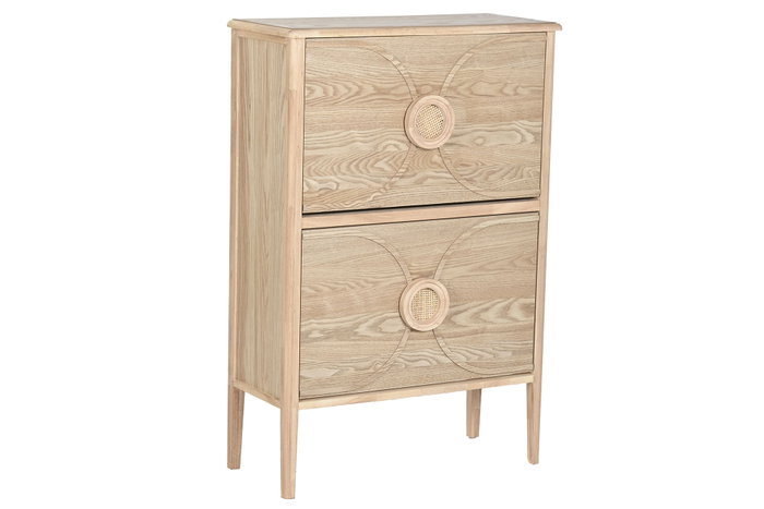 DKD Home Decor Zapatero Romantico Natural Abeto MDF 2 Cajones 70 x 103 x 30 cm DKD Home Decor Zapatero Romantico Natural Abeto MDF 2 Cajones 70 x 103 x 30 cm