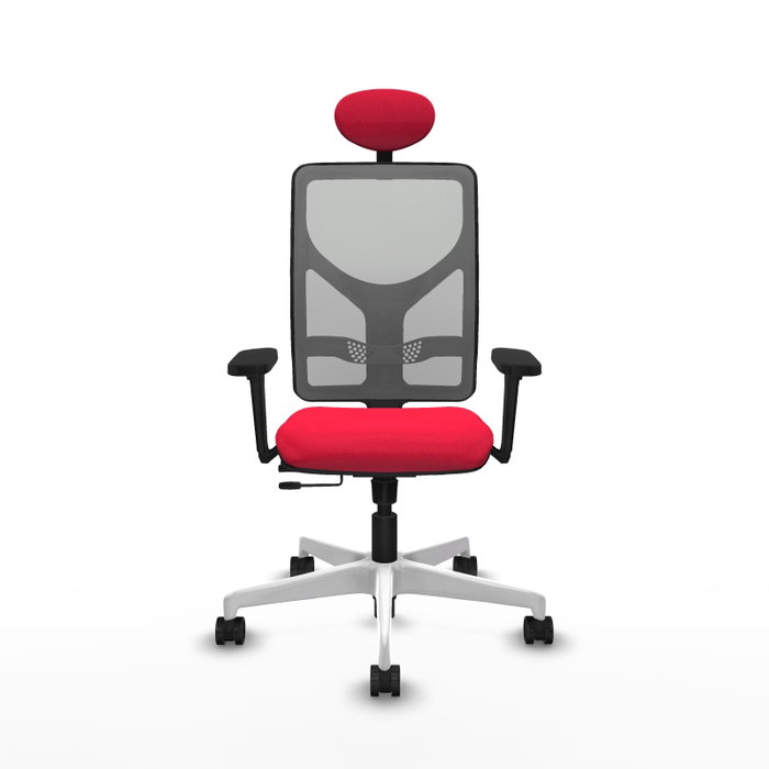 PIQUERAS Y CRESPO Silla de oficina Motilla con mecanismo Sincro/Traslack Rojo/Gris PIQUERAS Y CRESPO Silla de oficina Motilla con mecanismo Sincro/Traslack Rojo/Gris