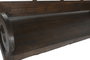 DKD Home Decor Banco de Teca Maciza Tallado Marrón Oscuro