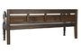 DKD Home Decor Banco de Teca Maciza Tallado Marrón Oscuro