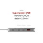 Hub USB Linq Byelements LQ49081PS Blanco Gris