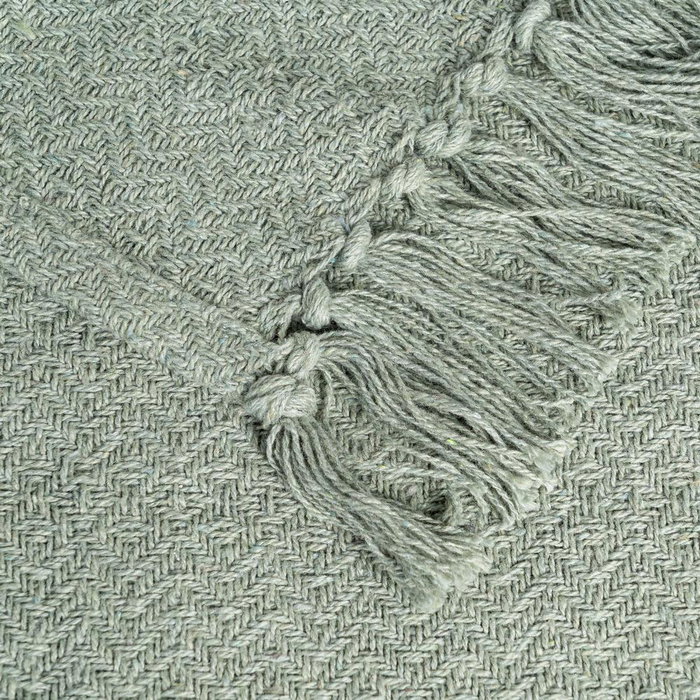 Plaid Verde Algodón-Poliéster 260 X 280 cm