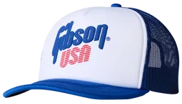 Gibson Headwear USA Foam Trucker Blanco / Azul
