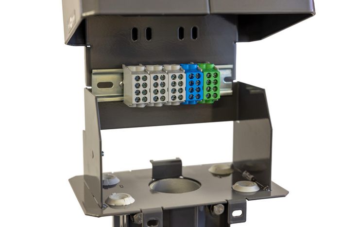 Next Green Soporte Polebox 205 D2 para Cargadores de Vehículos Eléctricos, Montaje en Poste Next Green Soporte Polebox 205 D2 para Cargadores de Vehículos Eléctricos, Montaje en Poste