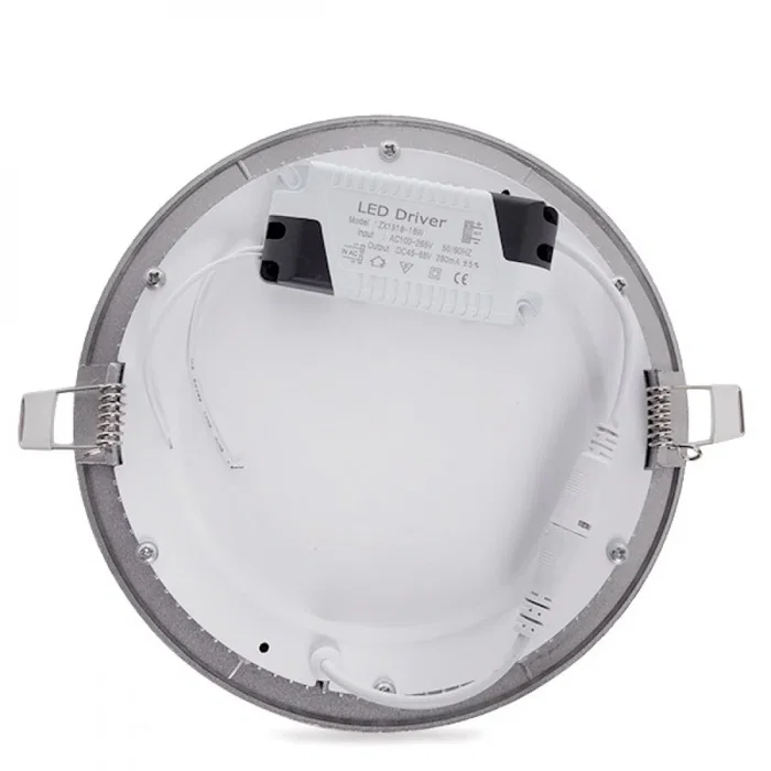 Placa LED Circular 18W 1800Lm 2700K 40.000H GR-RDP1305-18W-WW