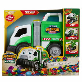 JAKKS PACIFIC Camión basura Mr. Dusty luces y sonido