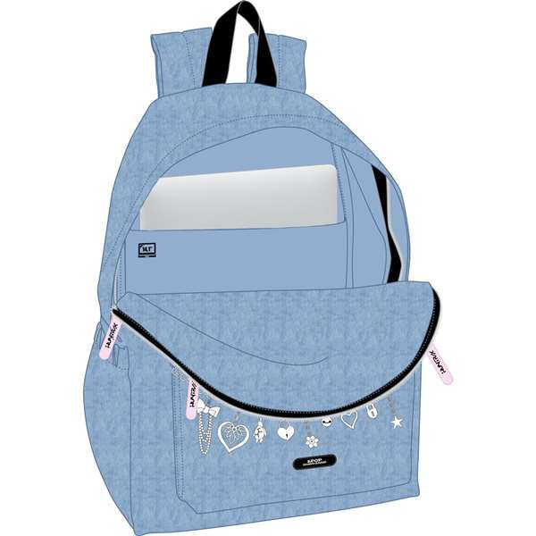 Safta Mochila Huntr/X para Portátil 14.1'' K-Pop Demon Hunters 31x43x13cm