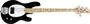 Sterling Bajo Eléctrico Ray2 H M/M - Black Pastilla Humbucking Cerámica Mástil Arce Satinado