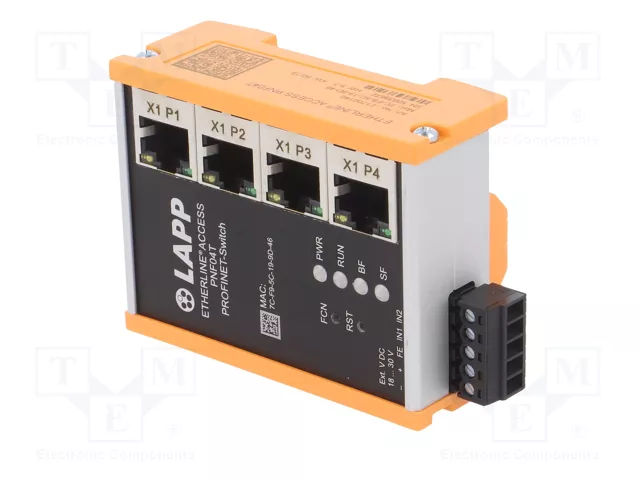 LAPP ETHERLINE ACCESS PNF Switch Ethernet Administrado RJ45 LAPP ETHERLINE ACCESS PNF Switch Ethernet Administrado RJ45