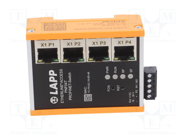 LAPP ETHERLINE ACCESS PNF Switch Ethernet Administrado RJ45 LAPP ETHERLINE ACCESS PNF Switch Ethernet Administrado RJ45