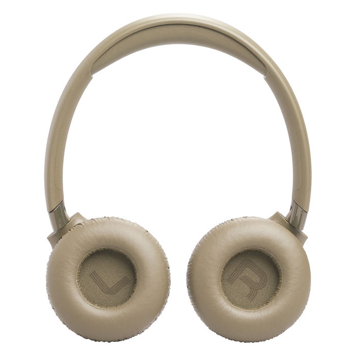 JBL Tune 680NC Auriculares Bluetooth Diadema con Cancelación Activa de Ruido (ANC) - Conectividad Inalámbrica y Alámbrica, 50h Autonomía, Plegables, Color Beige