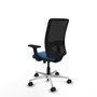 PIQUERAS Y CRESPO Silla de oficina Zulema Azul claro y Negro