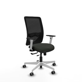 PIQUERAS Y CRESPO Silla de oficina Zulema Negra con mecanismo Sincro/Traslack