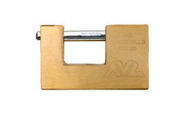 AVL Candado Rectangular de Latón 90 mm U90