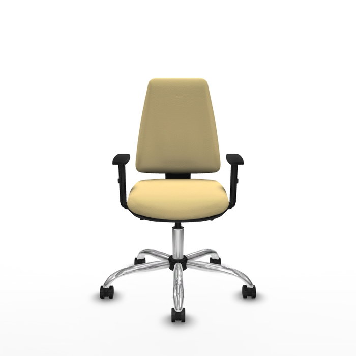 PIQUERAS Y CRESPO Silla de oficina Elche con mecanismo Asincro color Crema PIQUERAS Y CRESPO Silla de oficina Elche con mecanismo Asincro color Crema
