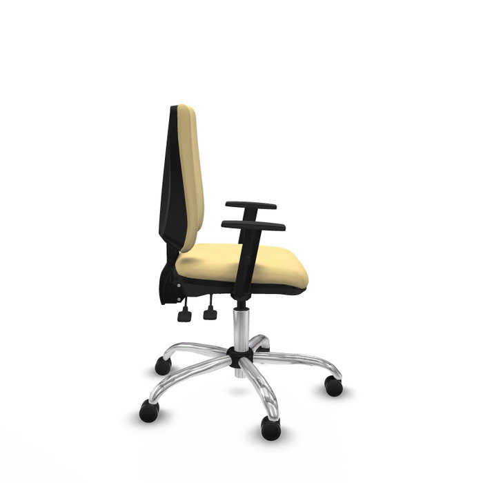 PIQUERAS Y CRESPO Silla de oficina Elche con mecanismo Asincro color Crema PIQUERAS Y CRESPO Silla de oficina Elche con mecanismo Asincro color Crema