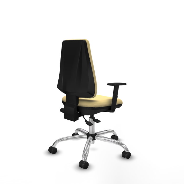 PIQUERAS Y CRESPO Silla de oficina Elche con mecanismo Asincro color Crema PIQUERAS Y CRESPO Silla de oficina Elche con mecanismo Asincro color Crema