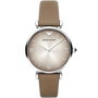 Armani AR1768 Reloj para Mujer con Correa de Cuero Marrón