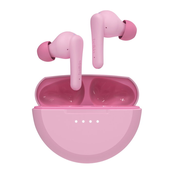 Belkin Soundform Nano 2 AUC011btPK Auriculares Inalámbricos Intraurales para Niños, Rosa