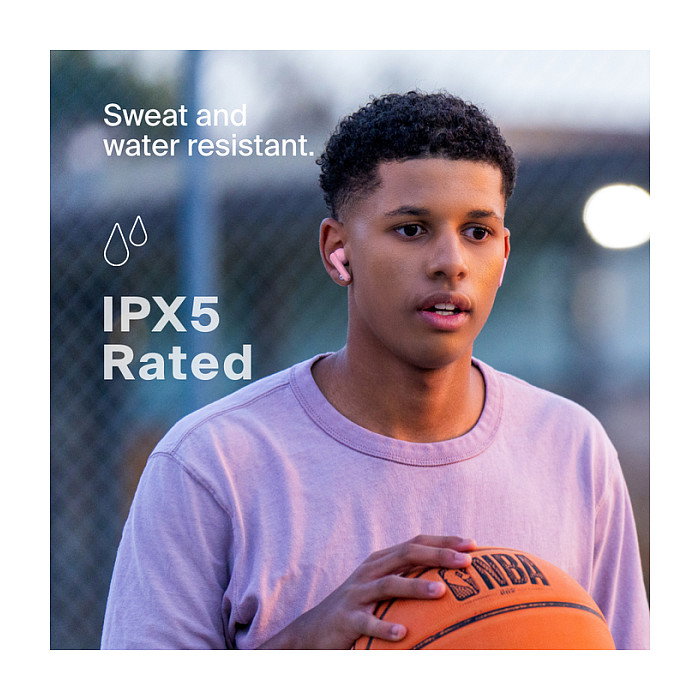 Belkin SoundForm Nano 2 Auriculares Inalámbricos para Niños con Estuche de Carga, IPX5, Bluetooth 5.3, Rosa - Ref. AUC011btPK