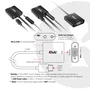 Club3D CAC-1302 Adaptador de Cable de Vídeo HDMI 1.4 a VGA Activo con Audio, 0.5m, Macho-Hembra, Negro, Full HD 1080p