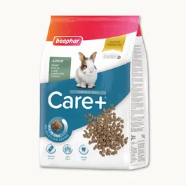 Beaphar Care+ Conejo Jr Alimento Completo y Equilibrado para Conejos Jóvenes con Alto Contenido de Fibra y Espirulina 1,5 kg