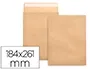 Liderpapel Bolsa N.6 Kraft 184x261mm Tira Silicona 250 Unidades