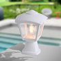 Fumagalli Farol Sobremuro Disma/Roby IP55 Blanco E27 23W 220-240V 195x195x290 mm con Fijación