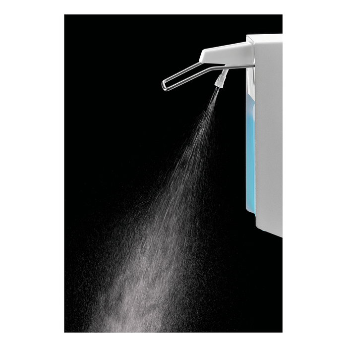 Bartscher Dispensador de desinfectante PS 0,9L-W 850019, 0,9 l, plata y blanco Bartscher Dispensador de desinfectante PS 0,9L-W 850019, 0,9 l, plata y blanco