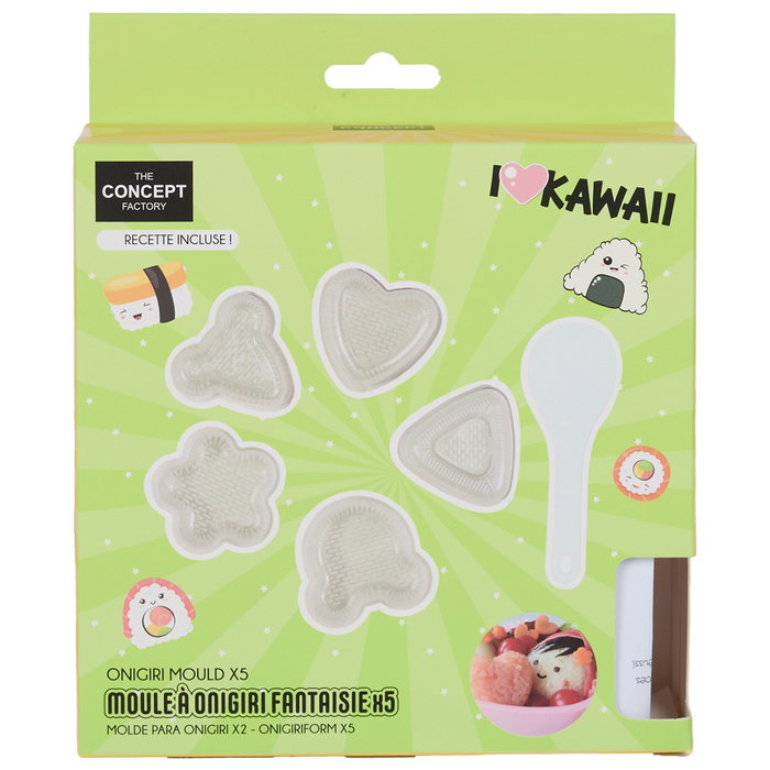 The Concept Factory JGO. 5 MOLDES ONIGIRI FANTASÍA The Concept Factory JGO. 5 MOLDES ONIGIRI FANTASÍA