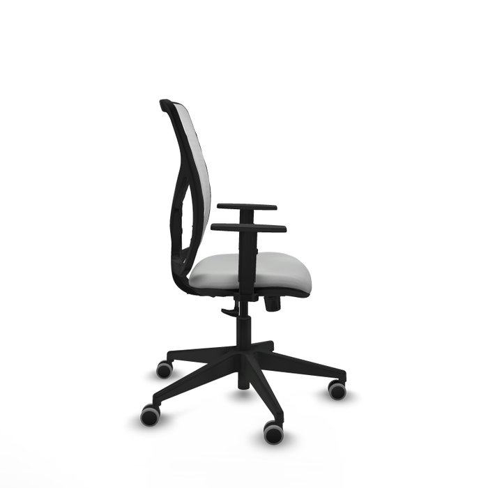 PIQUERAS Y CRESPO Silla de oficina Motilla Gris claro y Blanco PIQUERAS Y CRESPO Silla de oficina Motilla Gris claro y Blanco