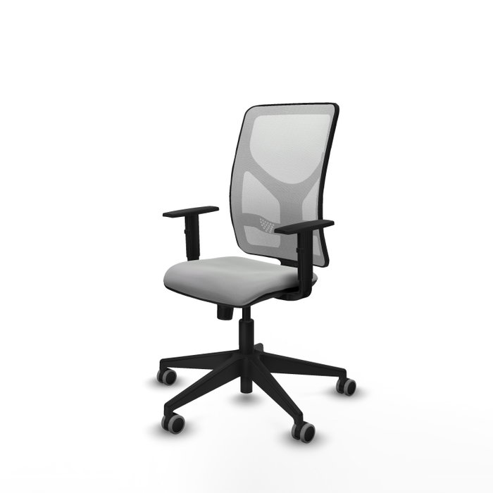 PIQUERAS Y CRESPO Silla de oficina Motilla Gris claro y Blanco PIQUERAS Y CRESPO Silla de oficina Motilla Gris claro y Blanco