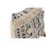 DKD Home Decor Cojín de Poliéster Lino Blanco Roto 50x8x30 cm