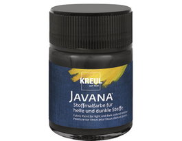 Kreul Pintura para textil opaca negro 50ml