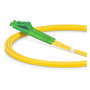 EQUIP 255104 Cable de conexión óptico Patchkabel, E2000/APC -> LC/APC, Duplex Monomodo OS2, 7 m, Color Amarillo, para Fibra de 9/125 µm
