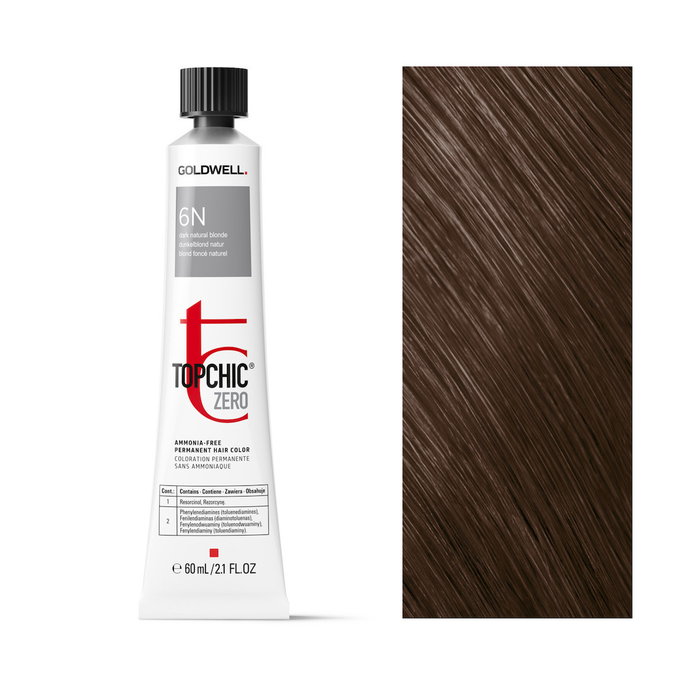 Goldwell TopChic Zero Tinte Permanente 6N Dark Natural Blonde 60 ml