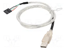 DeLOCK Cable USB 2.0-A macho a pin header, Plata