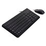 HP 150 Combo de teclado y ratón con cable, Negro