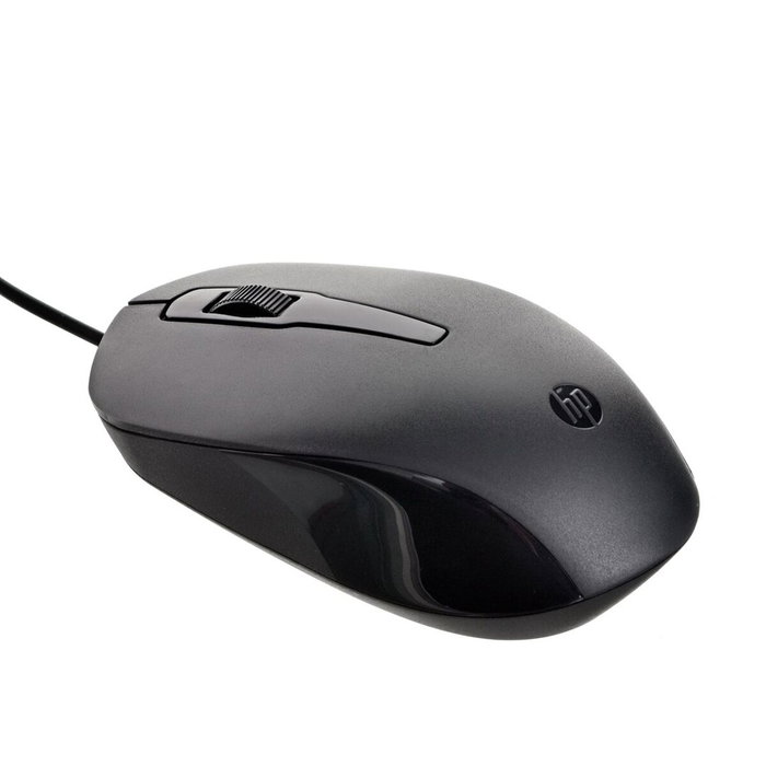 HP 150 Combo de teclado y ratón con cable, Negro
