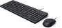 HP 150 Combo de teclado y ratón con cable, Negro