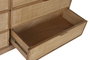 DKD Home Decor Cómoda Tropical Natural Roble, Ratán, MDF 45 x 81 x 182 cm