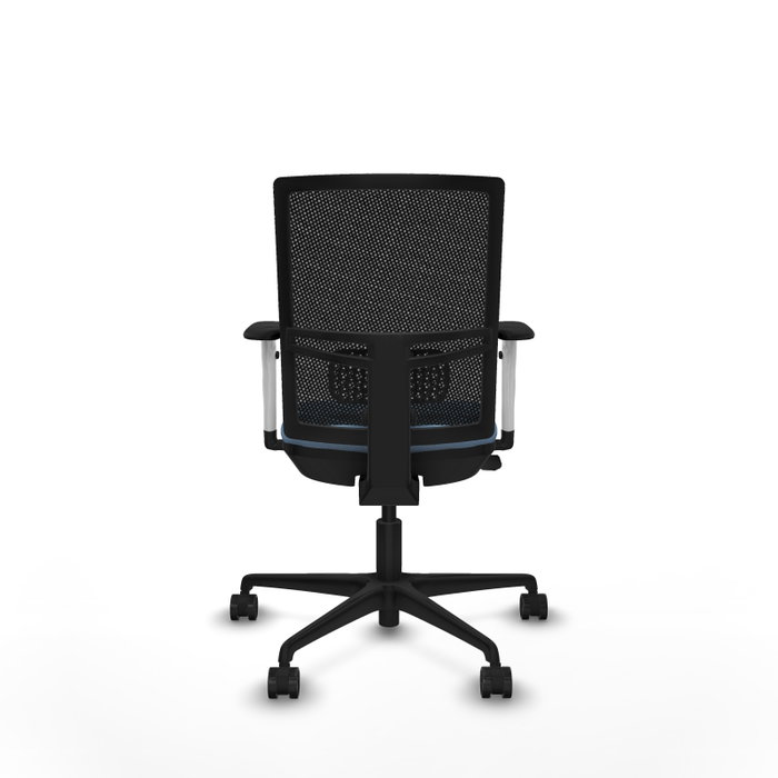 PIQUERAS Y CRESPO Silla de oficina Yunquera con mecanismo Sincro/Traslack Azul cielo/Negro