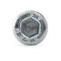 UCAFIX Tornillo Rosca Metal Allen DIN 912 Zincado M-4 30mm