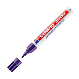 Edding Marcador permanente 3000 punta cónica violeta trazo 3mm