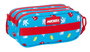 Portatodo Doble Mickey Mouse Clubhouse Fantastic Azul Rojo 21,5 x 10 x 8 cm