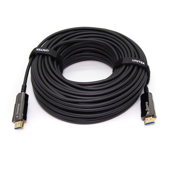 Unitek Cable óptico HDMI 2.0 AOC 4K 60Hz 25 m